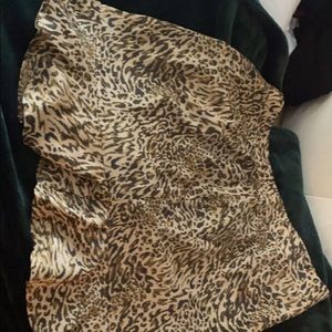 High waist mini skirt